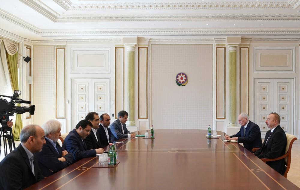 President Aliyev receives delegation led by Iranian minister of health and medical education