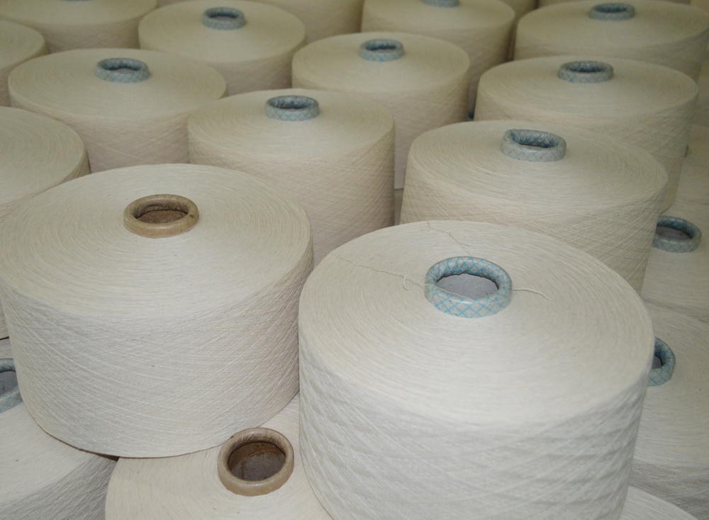 Cotton yarn - main export product of light industry of Uzbekistan