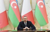 President Aliyev: Italy can play active role in Karabakh conflictâs settlement