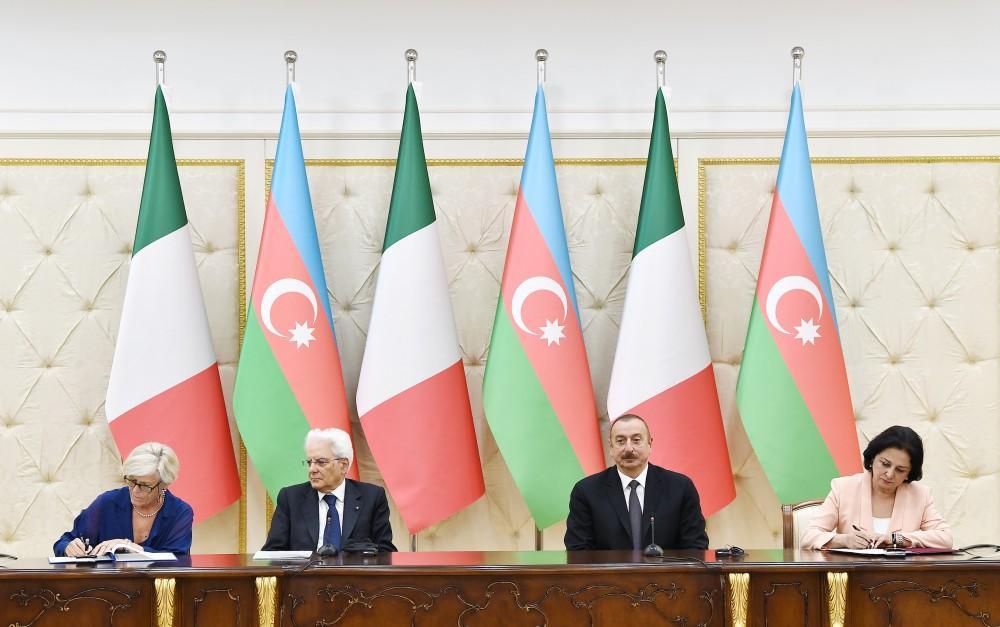 Azerbaijani-Italian documents signed in Baku [UPDATE]