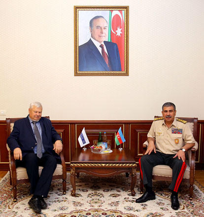 Azerbaijani defense minister meets personal rep of OSCE Chairperson-in-Office