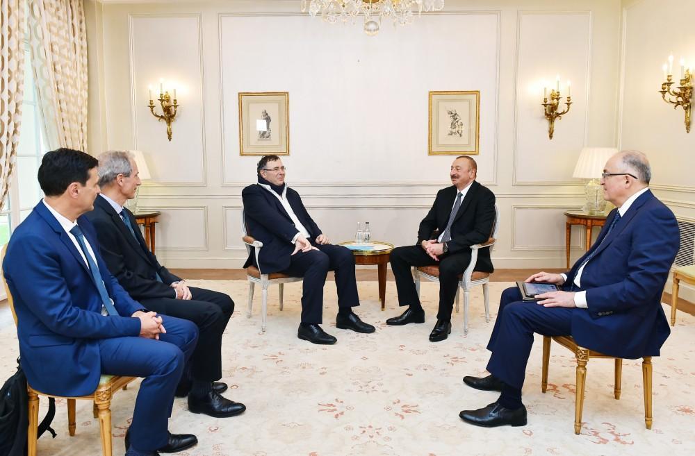 President Ilham Aliyev met with Chairman and CEO of Total