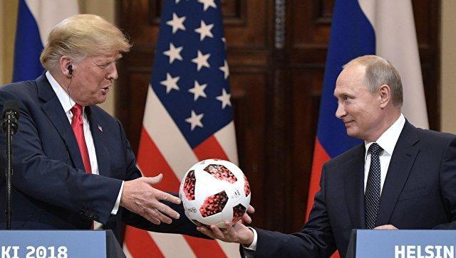 The soccer ball Putin gave to Trump is undergoing a routine security check