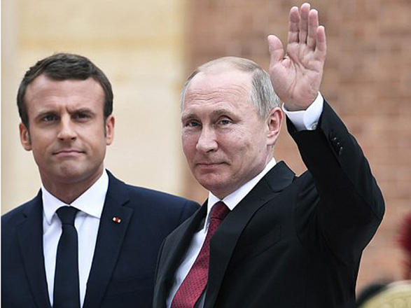 Putin, Macron discuss joint humanitarian aid to Syria