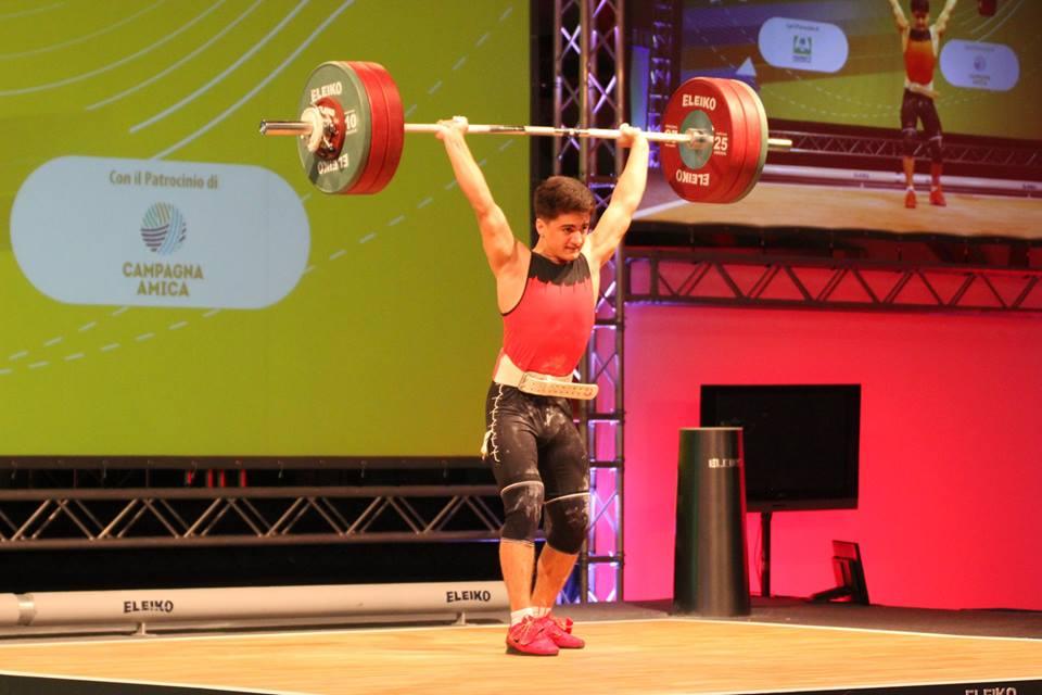 National weightlifter becomes Europe's third