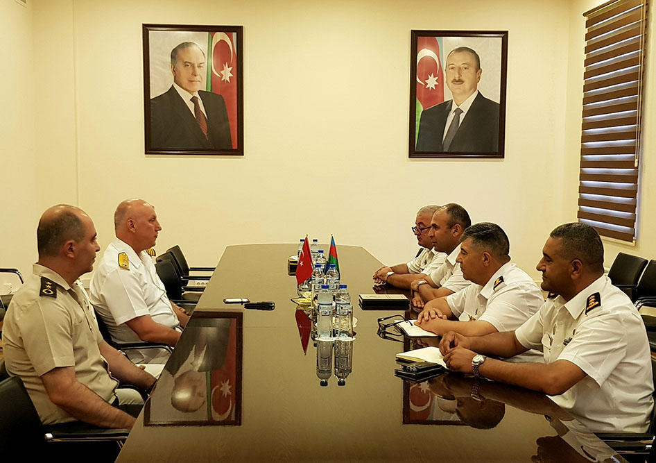 Meeting of delegations of Naval Forces of Azerbaijan and Turkey held in Baku [PHOTO]