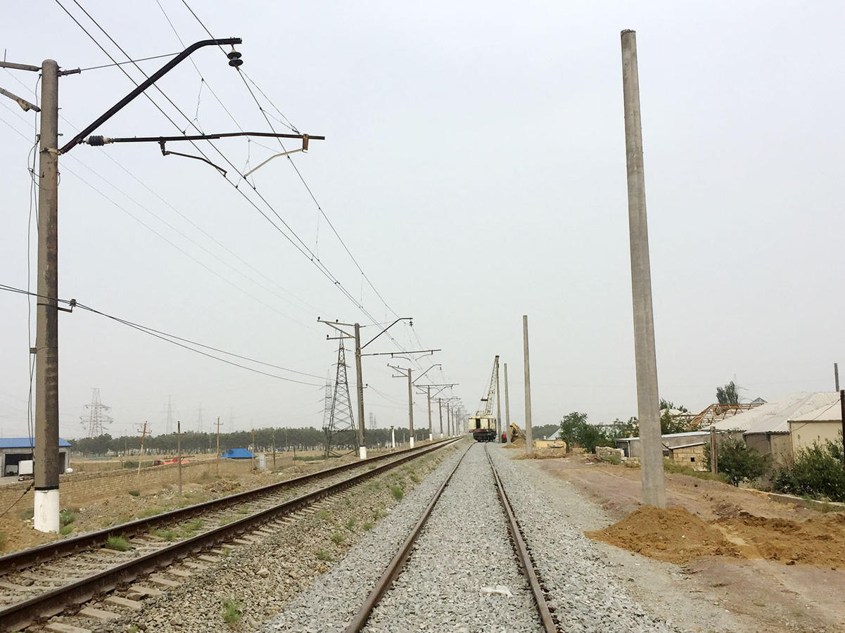 Power supply system of Baku ring railway being reconstructed [PHOTO]
