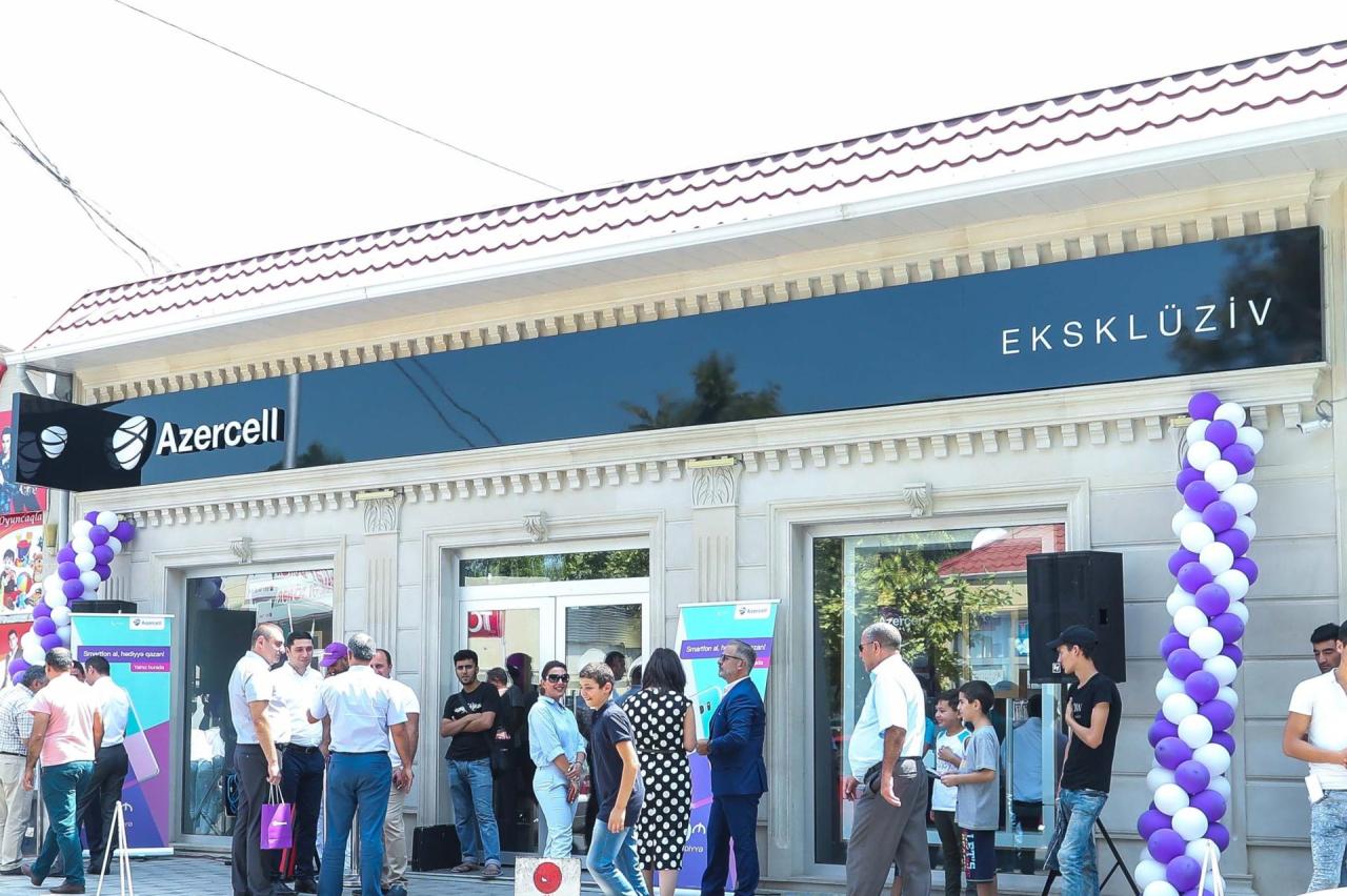 Azercell opens new Exclusive Shop in Barda [PHOTO]