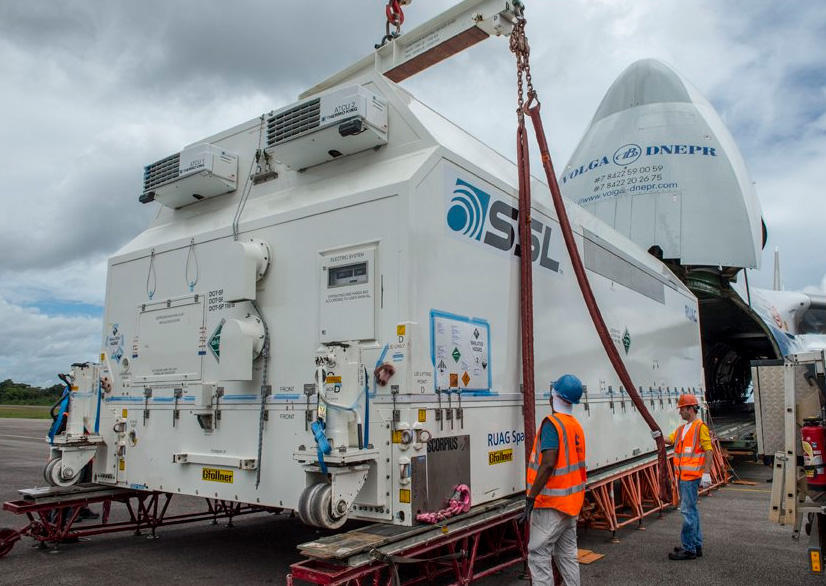 Nation’s second satellite delivered to French Guiana for launch [PHOTO]