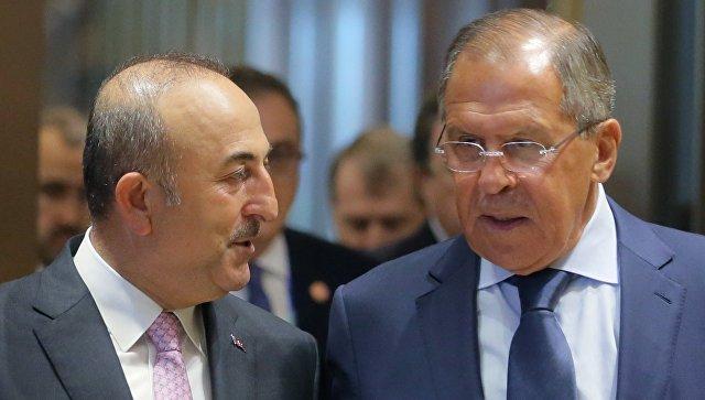 Russian, Turkish FMs reaffirm commitment to fight terrorists in Syria