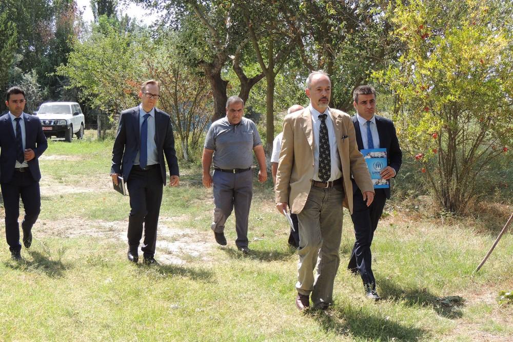 Representative of UNHCR met with IDPs in Barda, Agjabadi