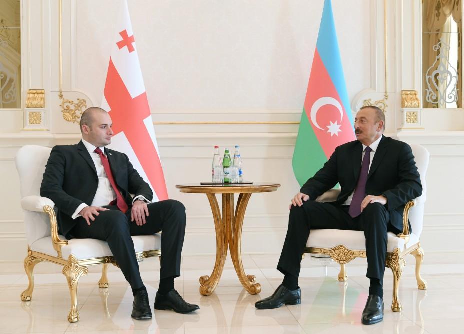 President Aliyev meets Georgian PM Bakhtadze [UPDATE]