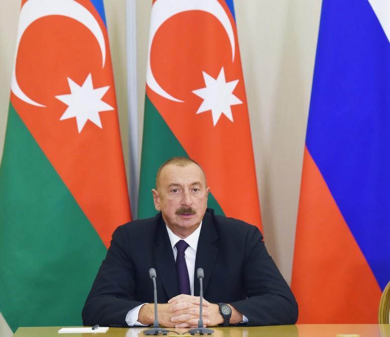 Ilham Aliyev: Military products Azerbaijan purchased from Russia exceed $5B and tend to grow