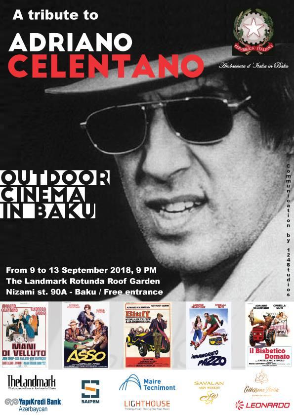 Adriano Celentano's films to be screened in Baku