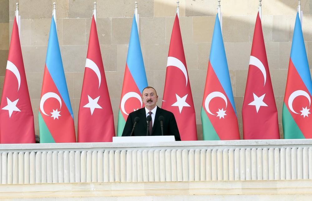 President Ilham Aliyev: By implementing joint projects, Azerbaijan and Turkey redraw energy and transport map of Eurasia