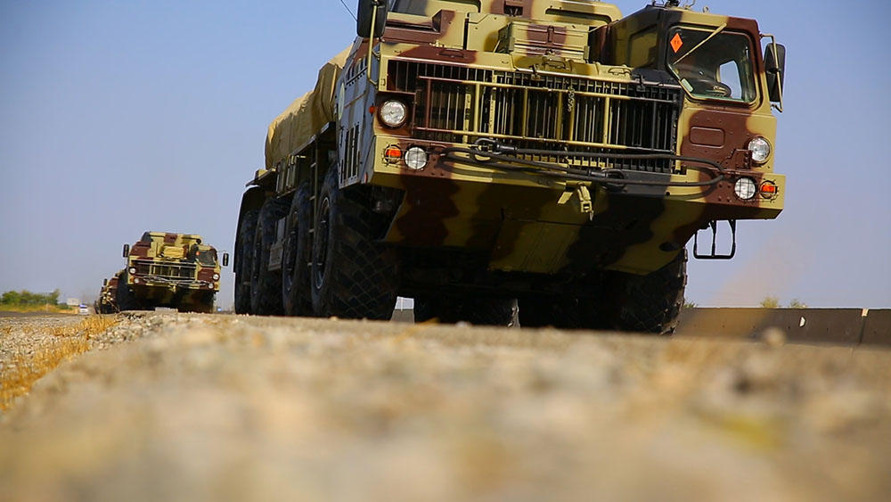Azerbaijani troops involved in drills moving into concentration areas [PHOTO/VIDEO]