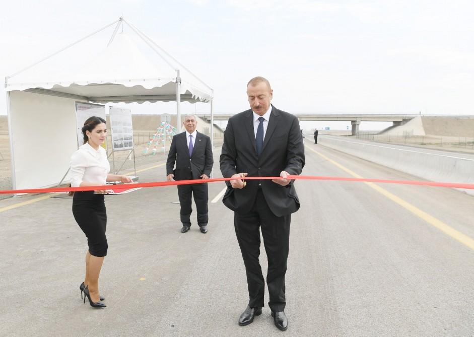 President Aliyev inaugurates Alat-Astara-Iran state border highway [PHOTO]