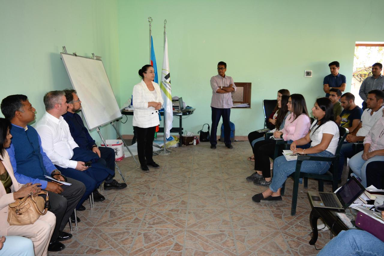 Business development training for Azerbaijani women and youth by Indian trainers at Lahij [PHOTO]