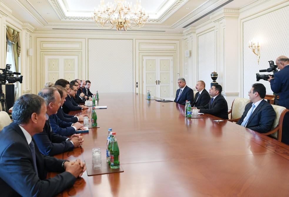 President Aliyev receives delegation led by Austrian vice-chancellor