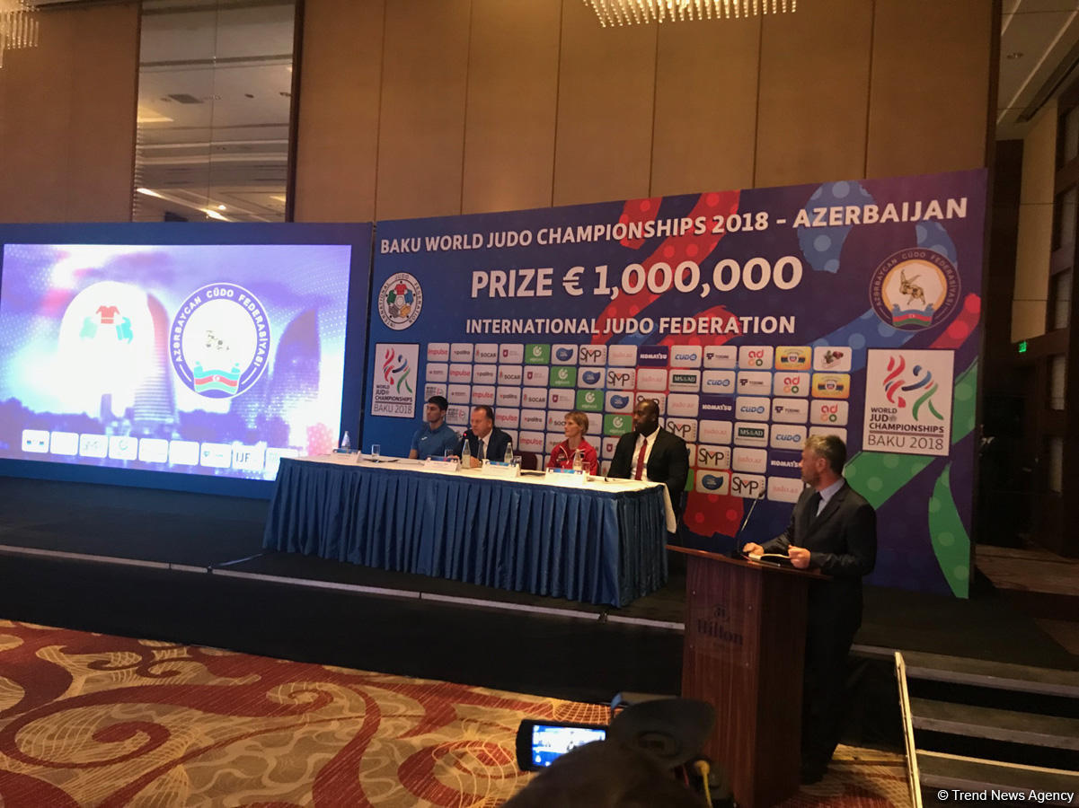 World Judo Championship draw held in Baku