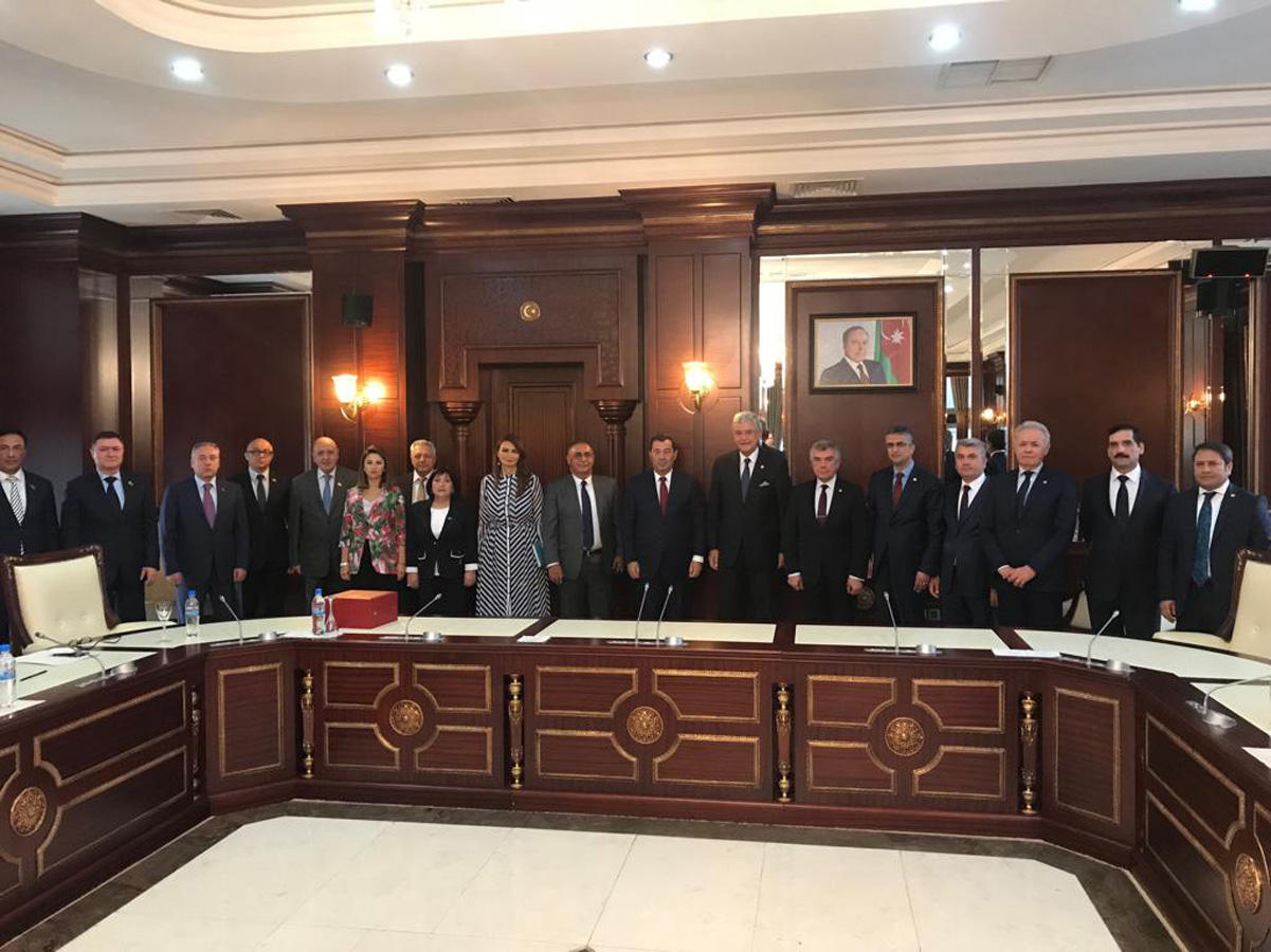 Turkish parliament delegation holds meetings in Azerbaijan's parliament
