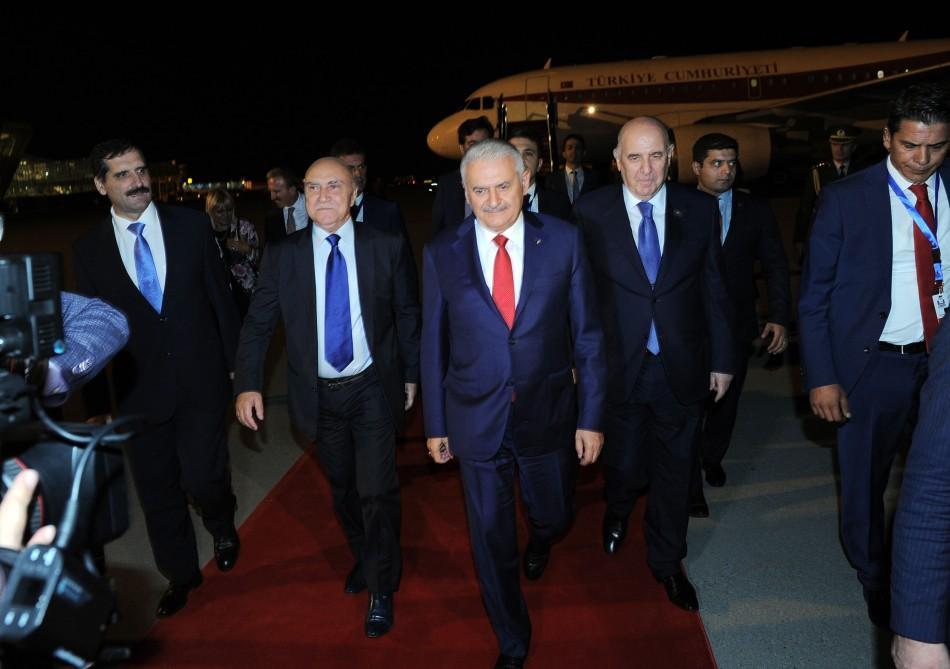 Speaker of Grand National Assembly of Turkey arrives in Azerbaijan
