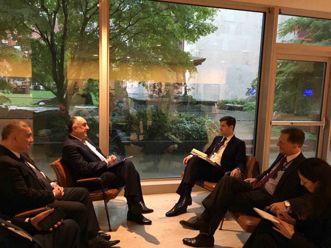 Azerbaijan’s FM, U.S. assistant secretary of state meet in New York