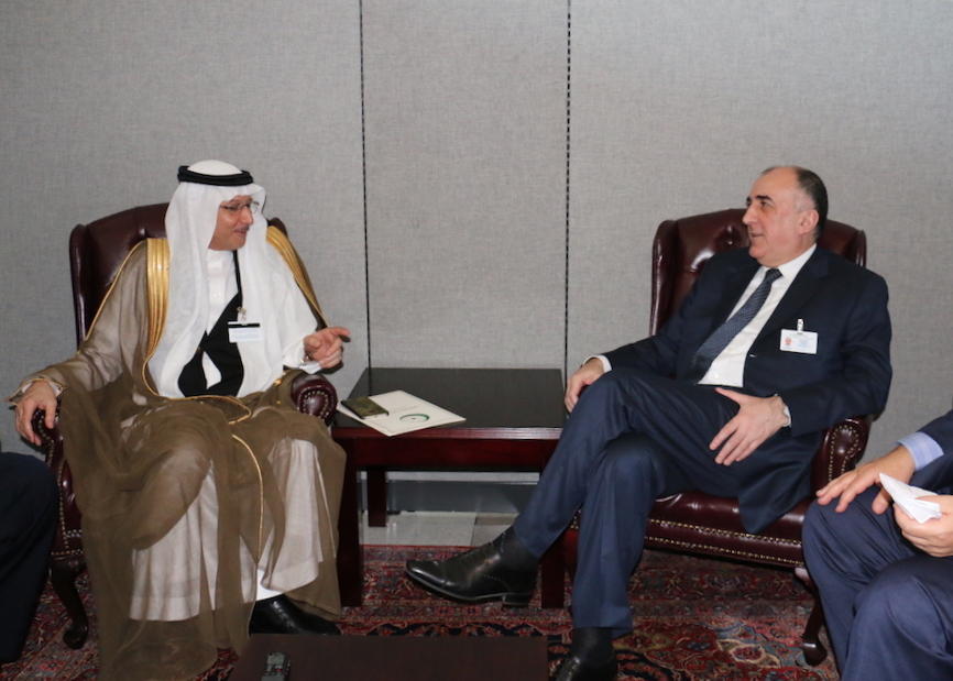 Azerbaijani FM meets OIC Secretary General in New York