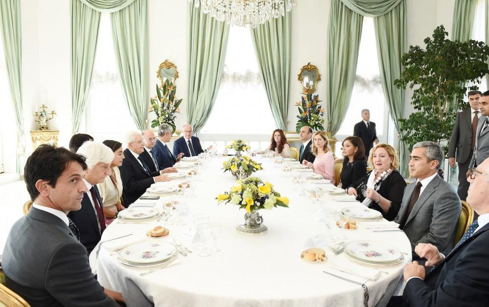 Italian president hosts official dinner in honor of Azerbaijani First VP Mehriban Aliyeva [PHOTO]