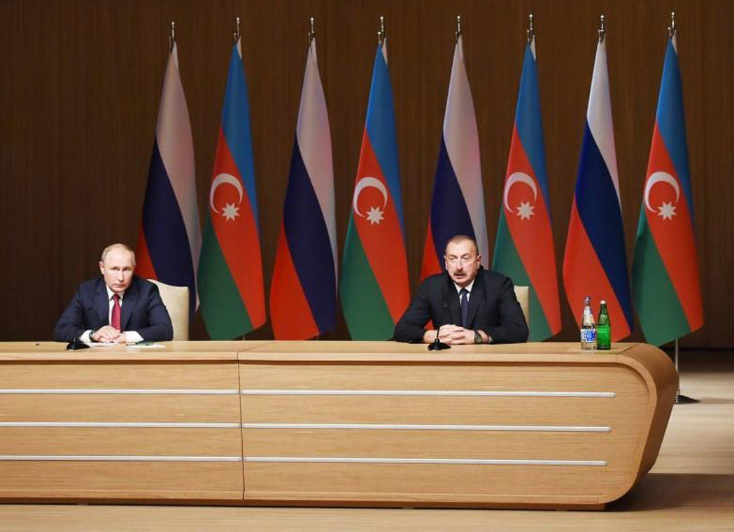 Presidents Ilham Aliyev, Vladimir Putin attend official opening ceremony of 9th Azerbaijan-Russia Interregional Forum [PHOTO]