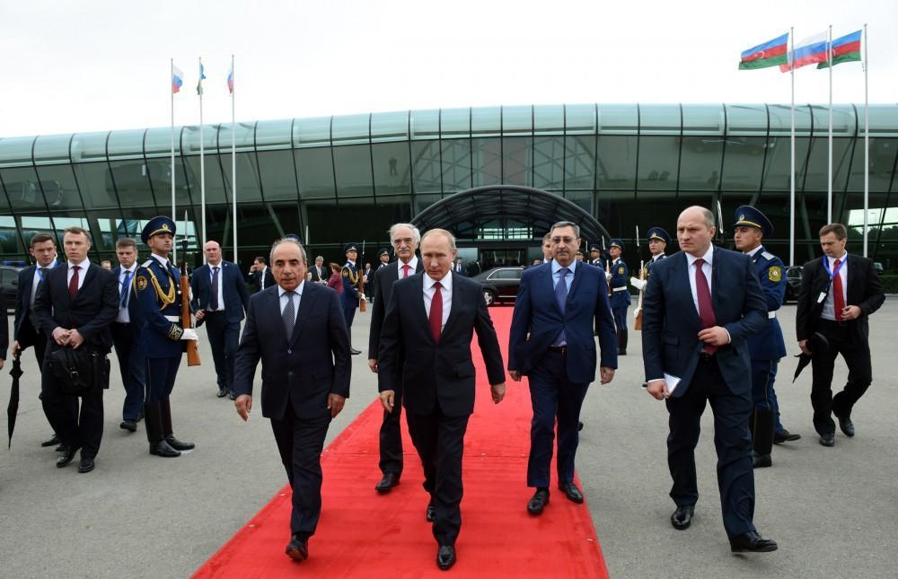 Russian President Vladimir Putin completes working visit to Azerbaijan [PHOTO]