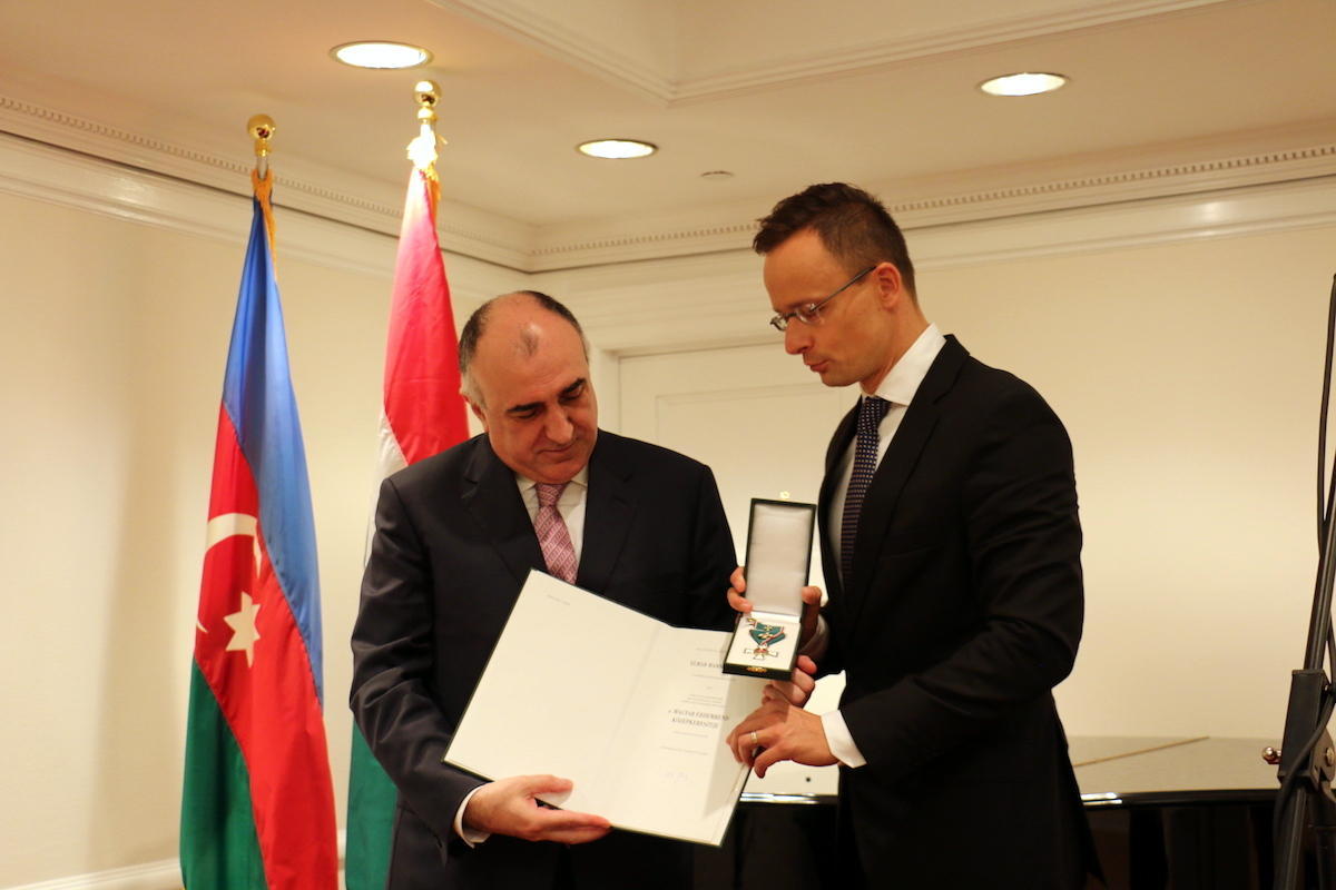 Azerbaijani FM awarded Commander’s Cross of Hungarian Order of Merit [PHOTO]
