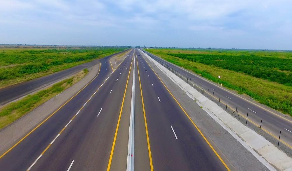 Road connecting villages in Azerbaijan's Shamakhi nearly complete