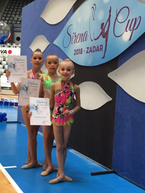 Young gymnast wins gold in Croatia