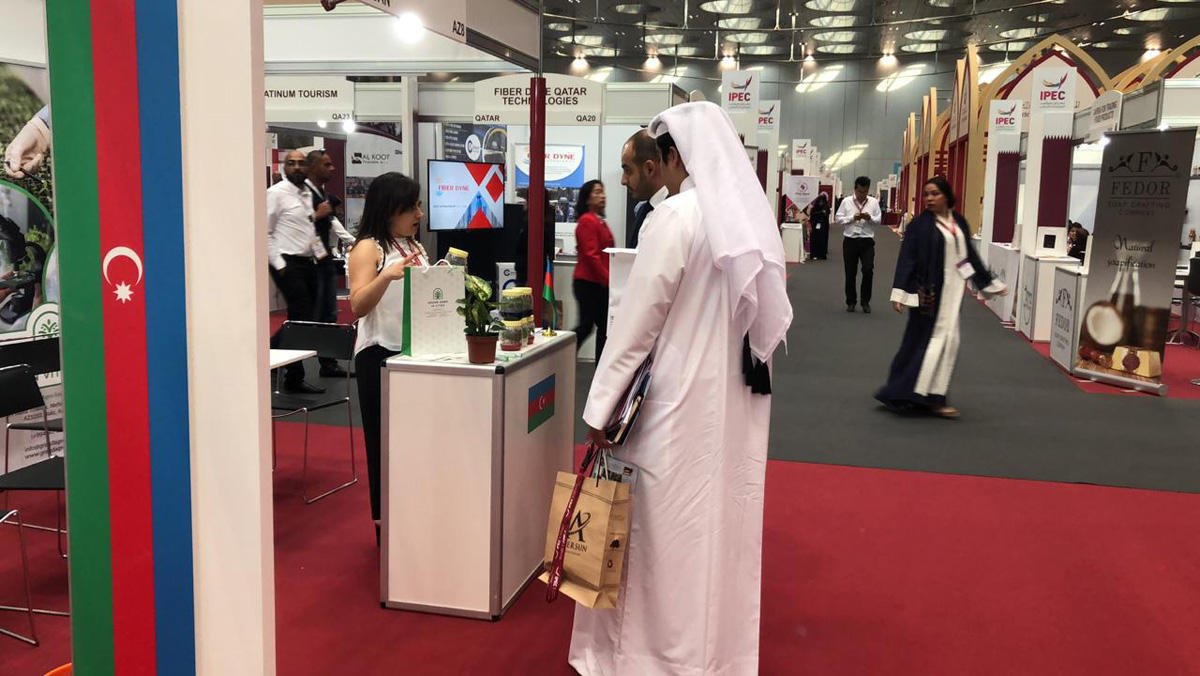 Azerbaijani products on display in Qatar