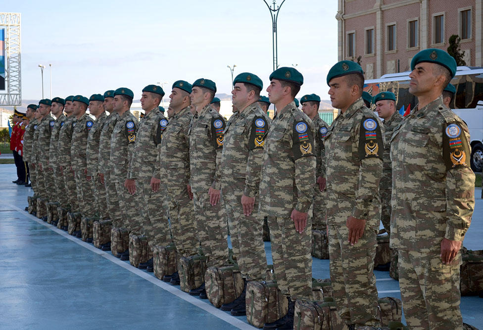 Azerbaijani peacekeepers leave for Afghanistan [PHOTO]