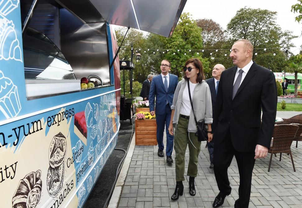 Azerbaijani president, First Lady attend opening of “ABAD Factory” Production Complex in Guba [PHOTO]