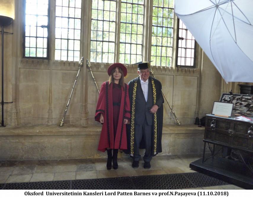 Professor Nargiz Pashayeva admitted as permanent member of Chancellor’s Court of Benefactors of University of Oxford [PHOTO]