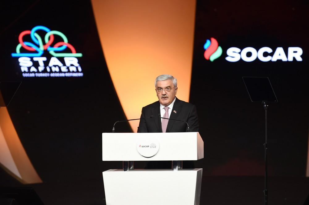 SOCAR head on Star refinery's importance for Azerbaijani, Turkish economies' development