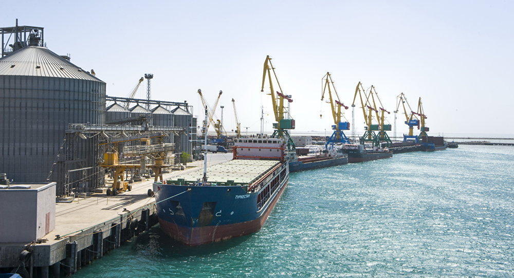 Cargo transshipment from Aktau port to Azerbaijan increases