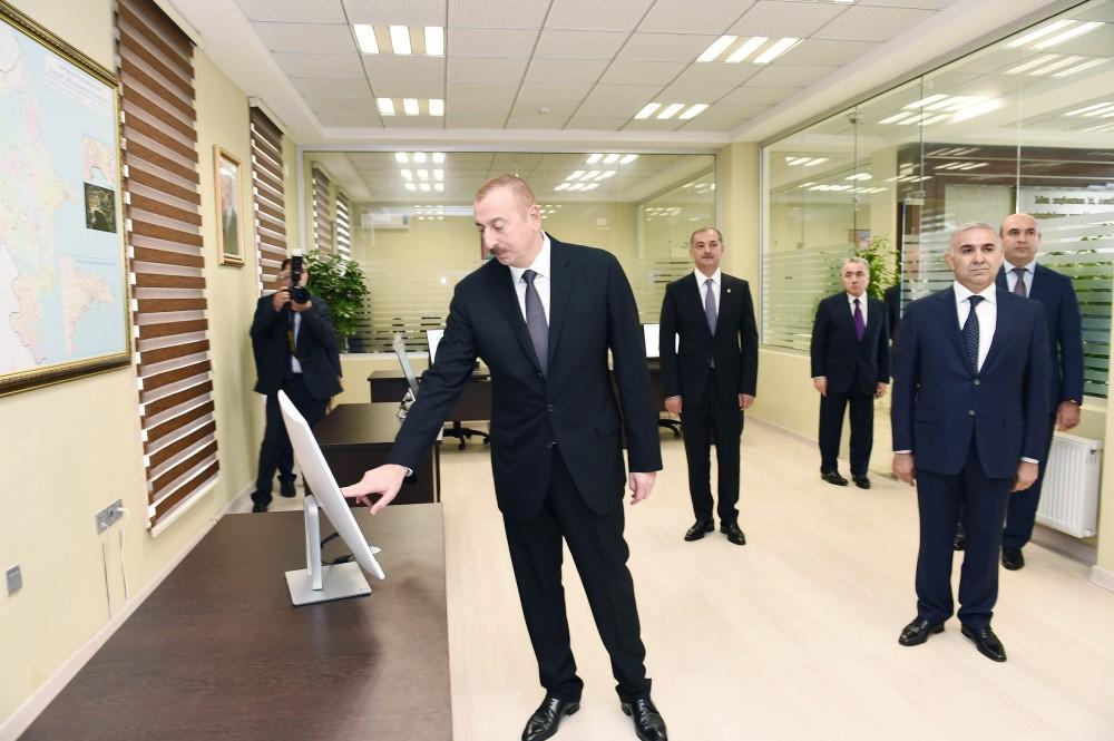 President Aliyev launches Imishi Automated Control and Monitoring Center of Azerishig [PHOTO]