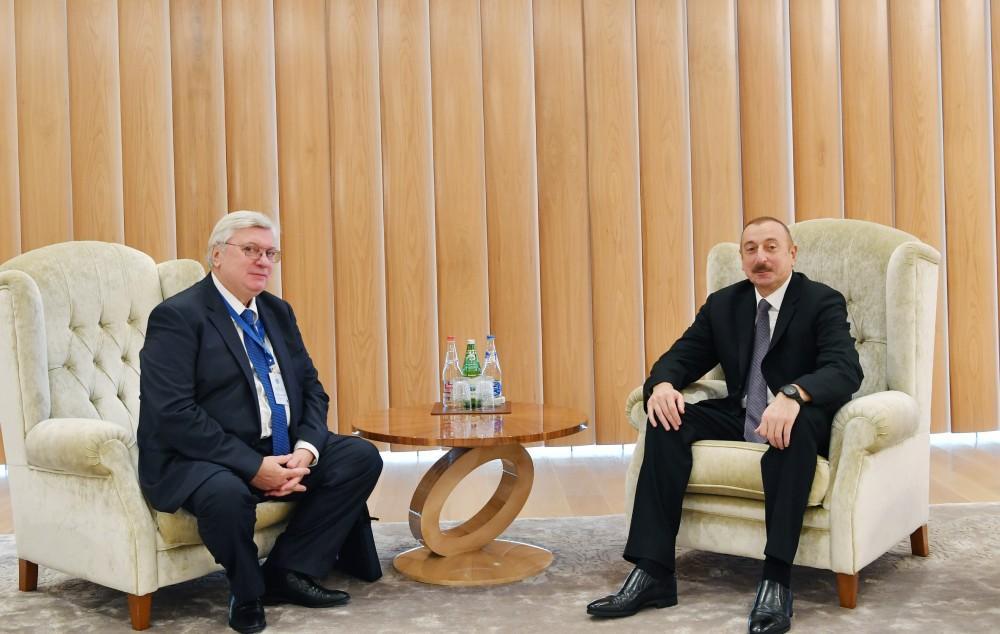 President Aliyev meets rector of Moscow State Institute of International Relations