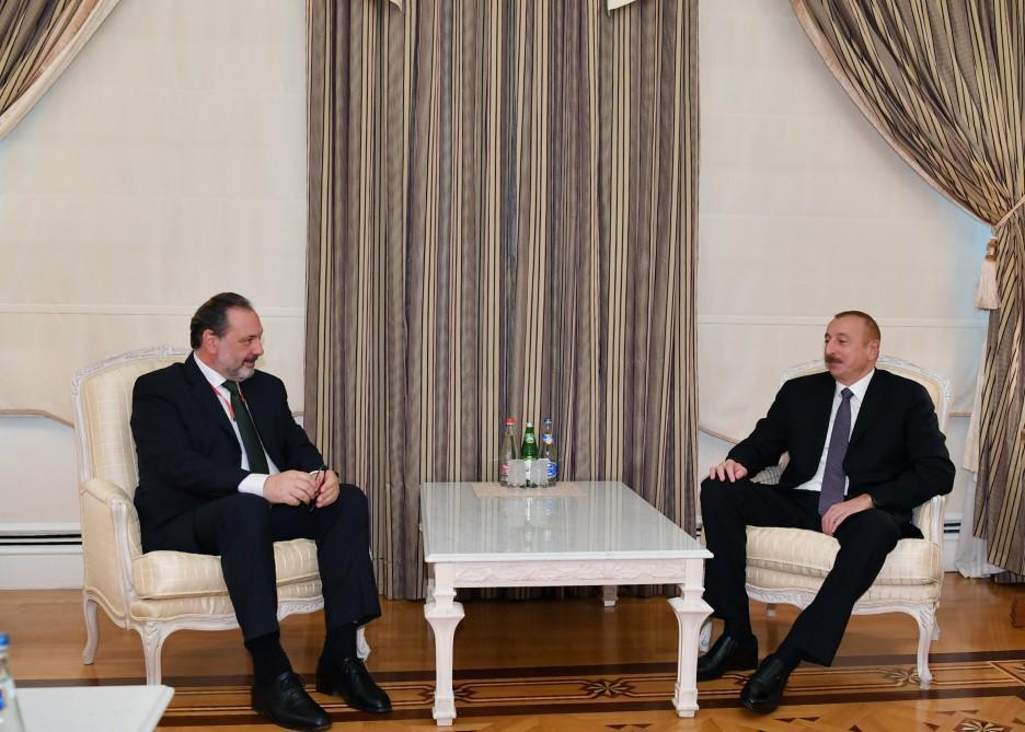 President Aliyev meets President of Uruguay Chamber of Representatives [UPDATE]