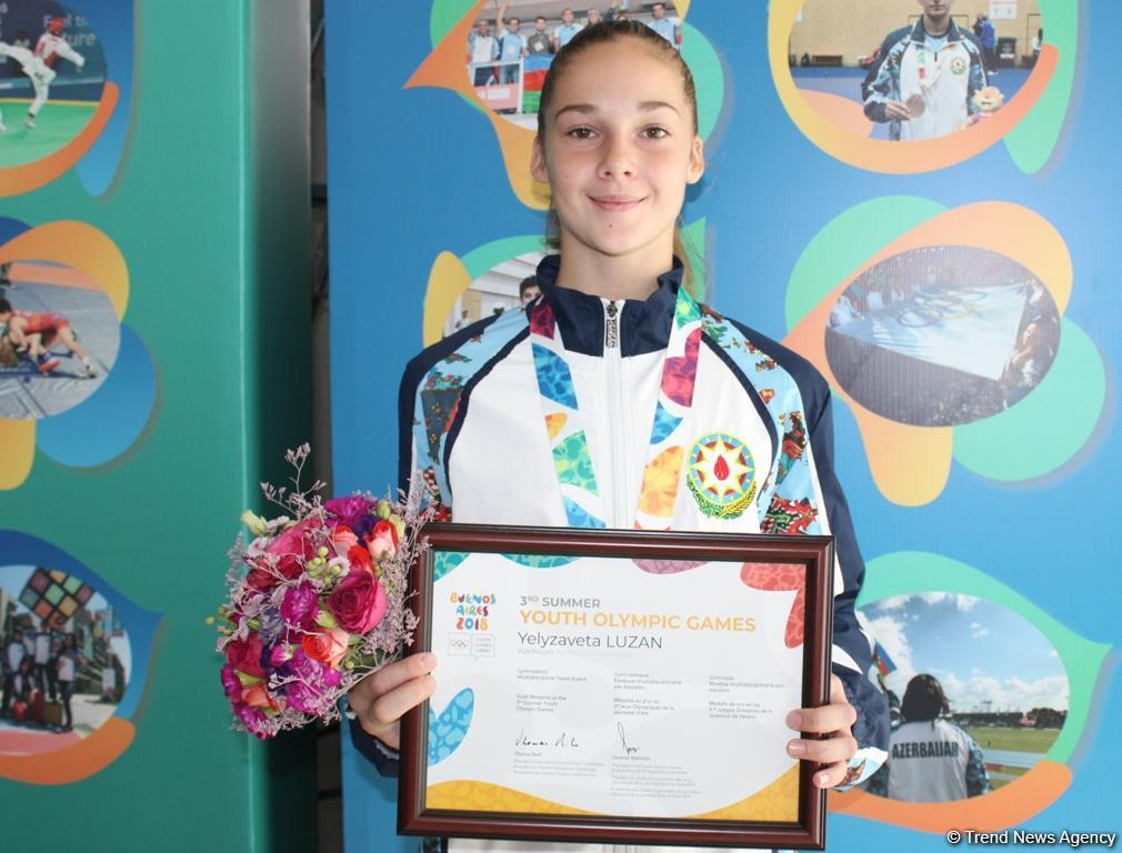 Gymnast Yelizaveta Luzan wins gold, dedicates it to Azerbaijan, AGF [PHOTO]