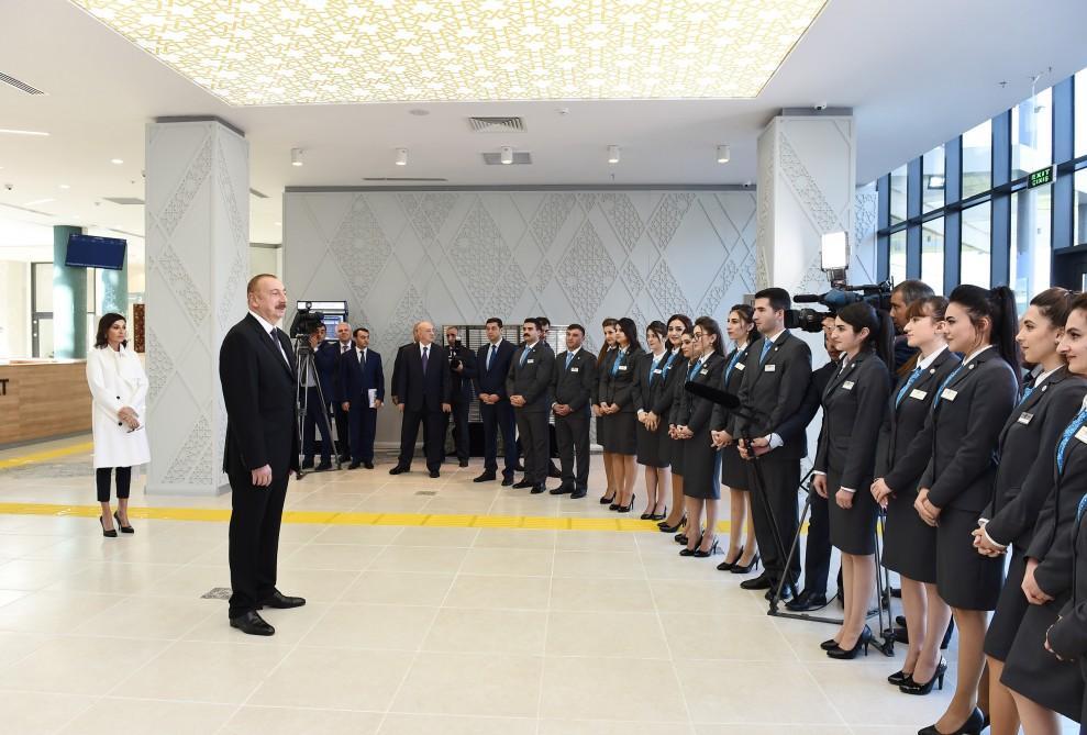 Azerbaijani president, First Lady inaugurate Shaki “ASAN Hayat” complex [PHOTO]