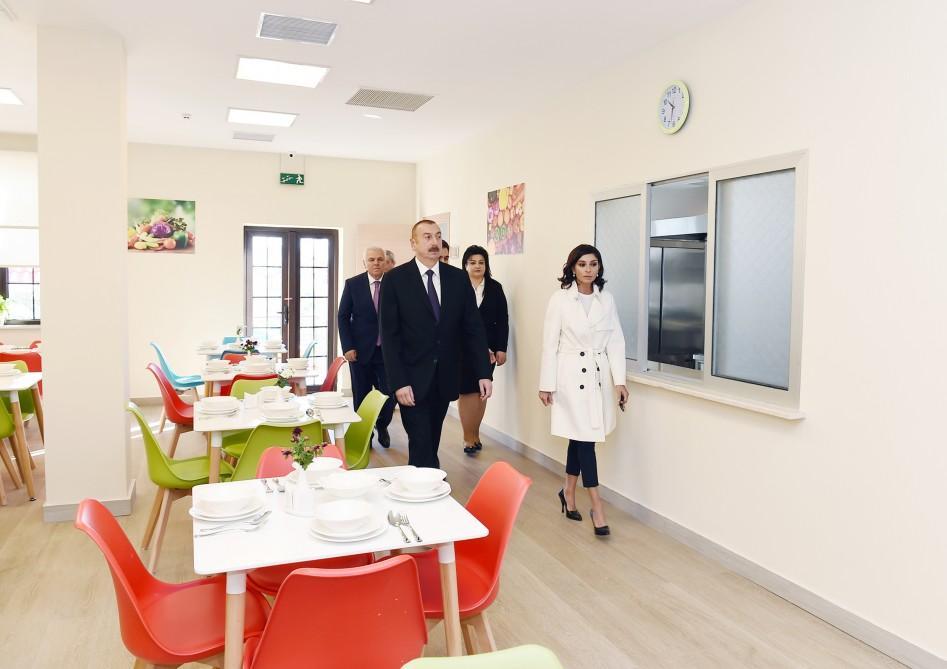 President Ilham Aliyev, First Lady Mehriban Aliyeva attend opening of orphanage building in Shaki [PHOTO]