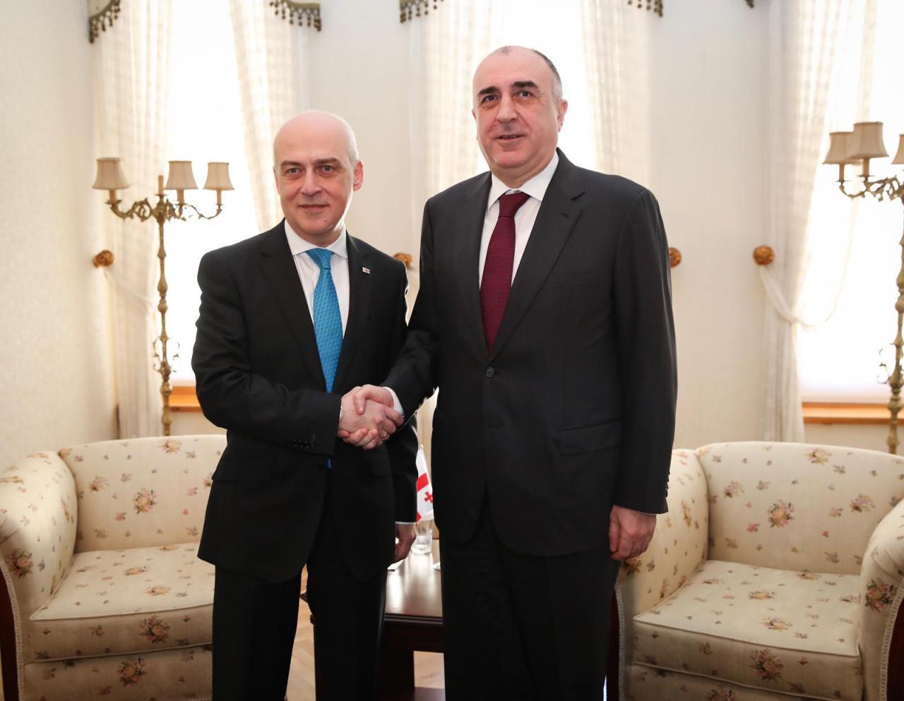 Foreign Ministers of Azerbaijan, Georgia discuss regional issues [PHOTO]