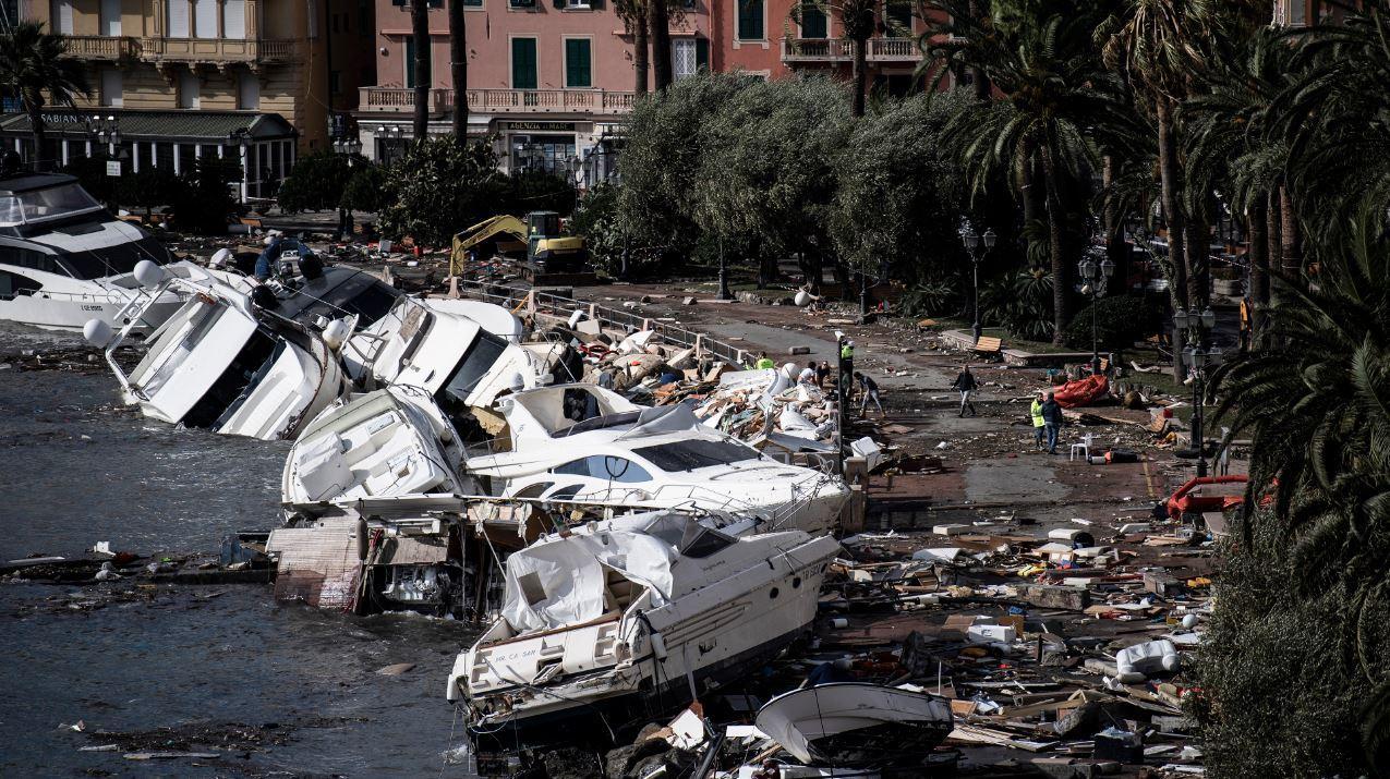 Italian storms claim 17th life, and 14 million trees