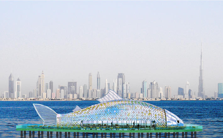 Azerbaijani group of companies to raise giant fish-shaped building in UAE