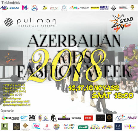 Baku to host Azerbaijan Kids Fashion Week 2018